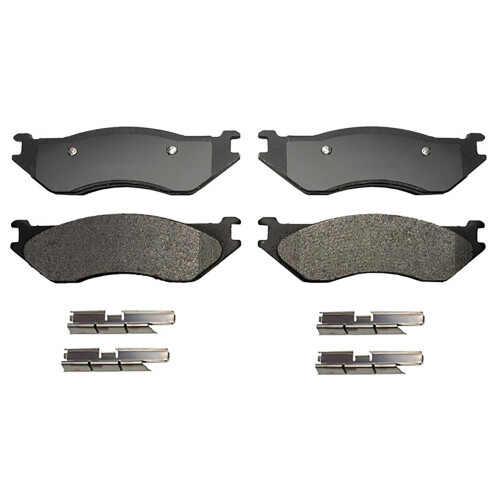 ACDelco Silver 14D966MH Semi-Metallic Front Disc Brake Pad Set