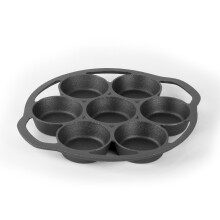 Liatinov forma na su ienky Commercial CHEF, predkorenen liatinov n doba na muffiny a kol ciky