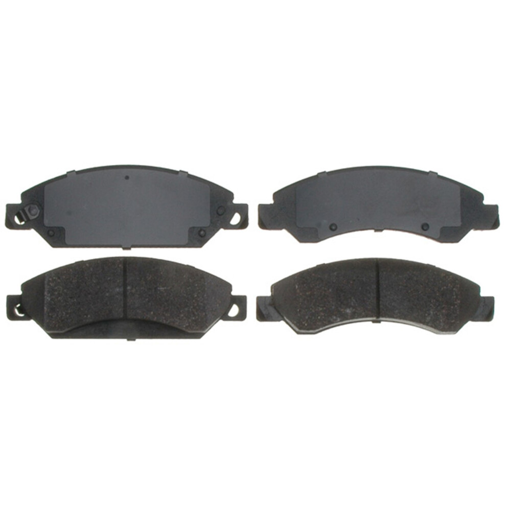 Acdelco 14D1092ch Ceramic Front Disc Brake Pad Set With Hardware Silver 707773757987