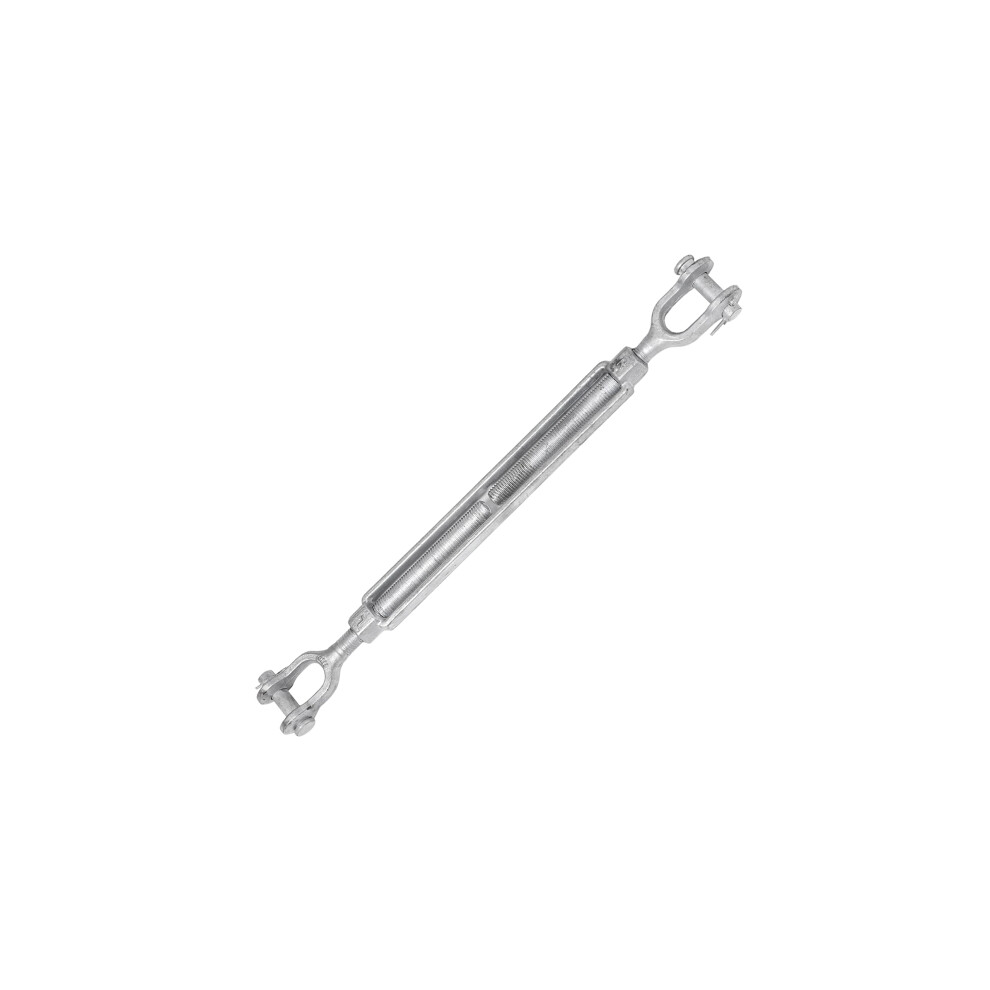 Indusco 93900391 Tensor De Mordaza Galvanizado Por Inmersi N En Caliente De 3/4"" X 12"" Con Capacidad De Carga De 5200 Lb-image