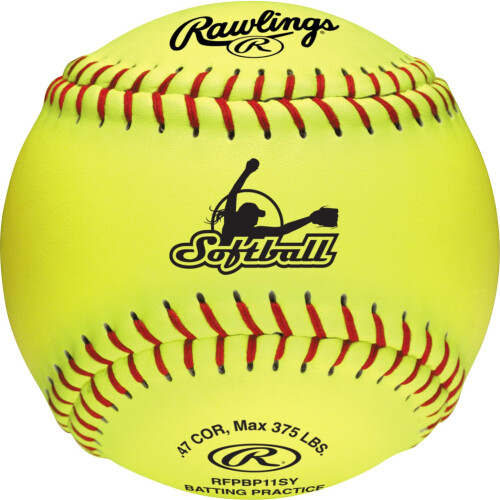 Rawlings | Batting Practice Softballs | 11"""" & 12"""" Options | 6 & 12 Count Options