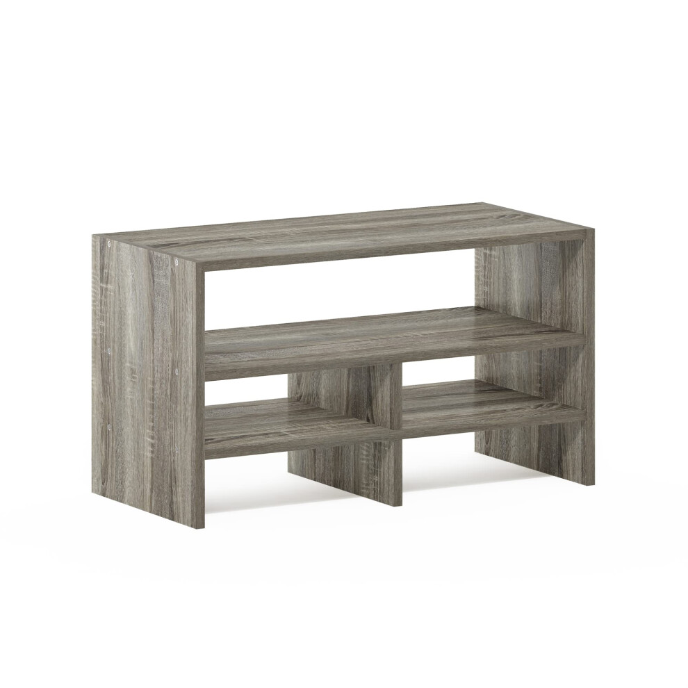 Furinno Hermite Desk Top Organizing Shelf Bookcase Oak