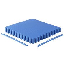 CAP Barbell 1/2-palcov    prepleten    podlo   ky na cvicenie z peny EVA - 1 balenie | 24"""" x 24"""" x 1/2"""" | T vzor - modr