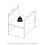 Furinno Cubicle H-Shelf Cube Organizer-Einsatz, dunkle Eiche 2