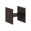 Furinno Cubicle H-Shelf Cube Organizer-Einsatz, dunkle Eiche 1