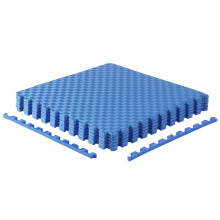 CAP Barbell 1/2-Zoll ineinandergreifende EVA-Schaum-Übungs-Puzzlematten – 1 Packung | 24"""" x 24"""" x 1/2"" | Tatami-Muster – Blau