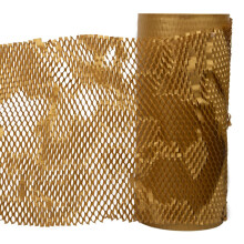 Rollo de papel de embalaje de panal de papel mermelada - 12 """" x 328 ' - Oro - 328 pies cuadrados - 80 GSM - Rollo vendido individualmente