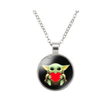 (01) Yoda Baby accrocheur pendentif collier décoration délicieuse