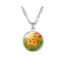 (03) Pendentif Pikachu Collier élégant Ochain Anime Bijoux pour les fans