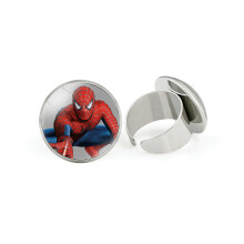 (07) Bague de dessin animé de retour, bijoux en métal ouvert réglables 2022