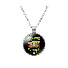(04) Yoda bébé accrocheur pendentif collier décoration délicieuse