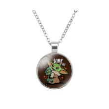 (09) Yoda bébé accrocheur pendentif collier décoration délicieuse