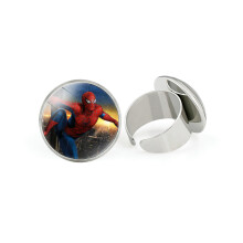 (11) Bague de dessin animé de retour, bijoux en métal ouvert réglables 2022