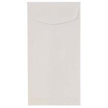 Politica monarca di jam paper 8 buste guanti - 3 7/8 x 7 1/2 - bianco - sfuso 500/scatola