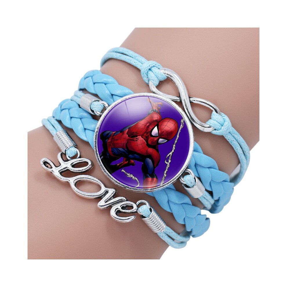 (1913) Bracelet avec finition plaquée Blue Time Gem