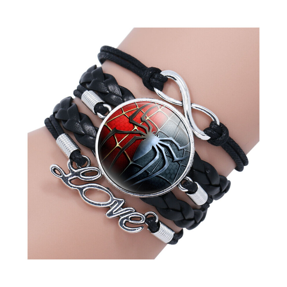 (22502002) Bracelet multicouche noir cool pour souvenirs de tournée