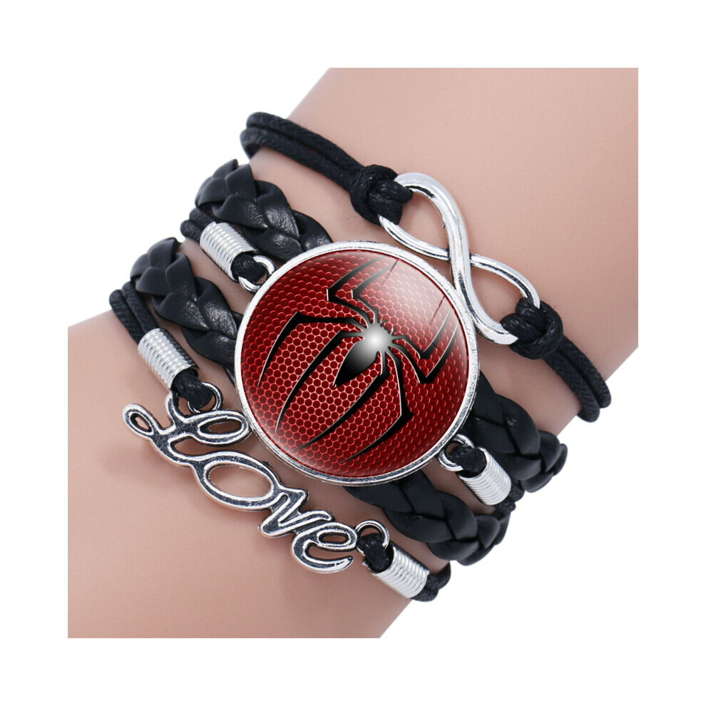 (22502004) Bracelet multicouche noir cool pour souvenirs de tournée