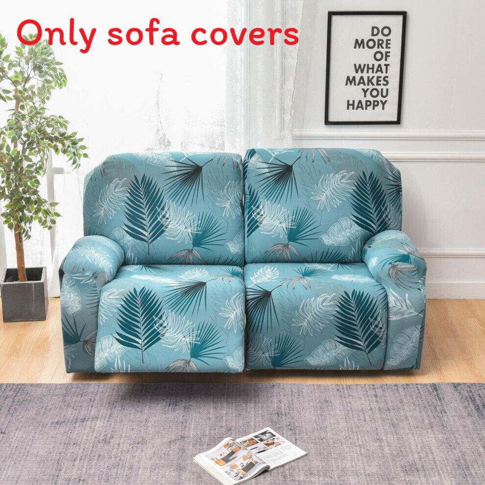 (2 places bleu) housses de fauteuil inclinable couverture complète canapé protéger housse de protection