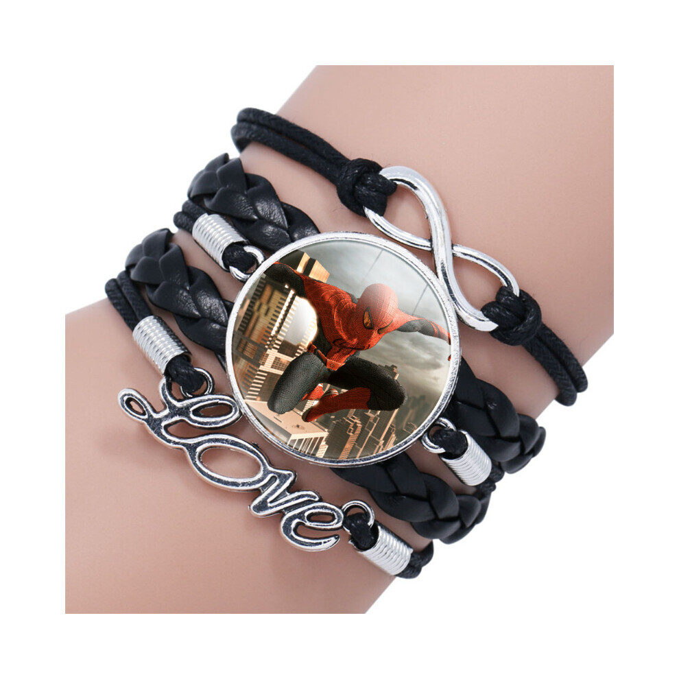 (22502012) Bracelet multicouche noir cool pour souvenirs de tournée