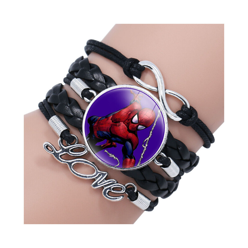 (22502013) Bracelet noir multicouche cool pour souvenirs de tournée