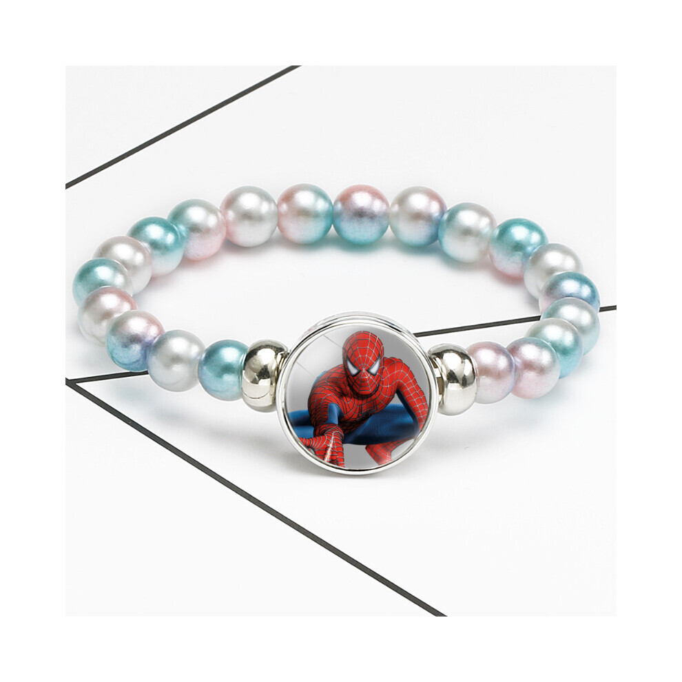 (22503607) Bracelet Time Gem Charm à cordon élastique coloré