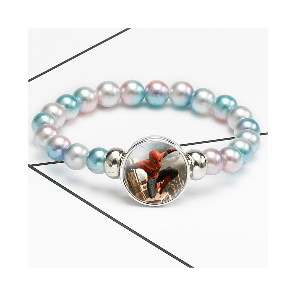 (22503612) Bracelet Time Gem Charm à cordon élastique coloré