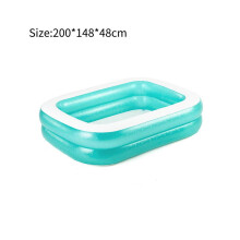 (200 cm/78,74 pouces) Piscine gonflable rectangulaire en PVC Bestway Pataugeoire familiale spacieuse