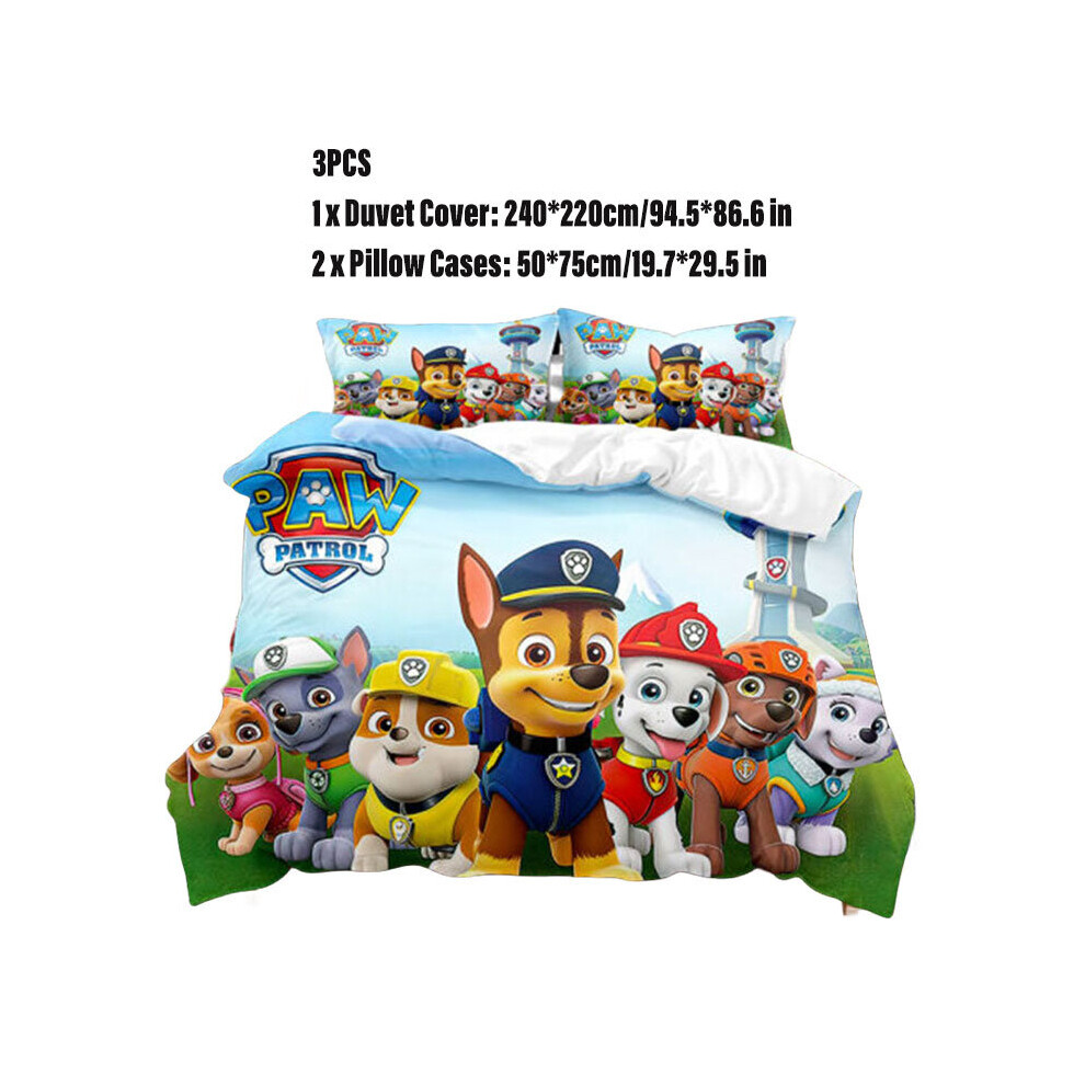 (240*220 cm (3 pièces)) équipe 3d literie simple Double duvet enfant housse de couette ensemble taie