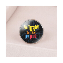 (26406710) Bague réglable en métal avec pierres précieuses pour enfants autisme ouvert série Carethemed