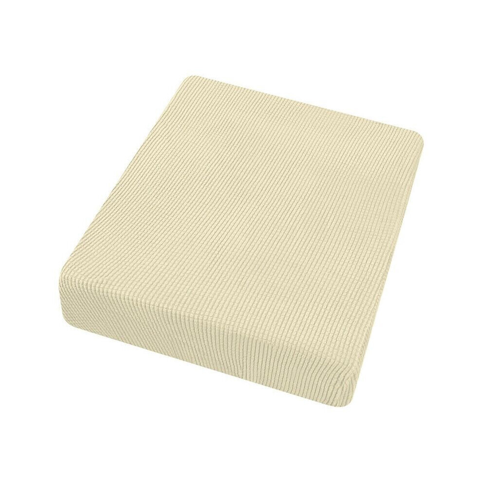 (Beige jaune, 4 places) housse de coussin de siège de canapé extensible housse de protection de meubles