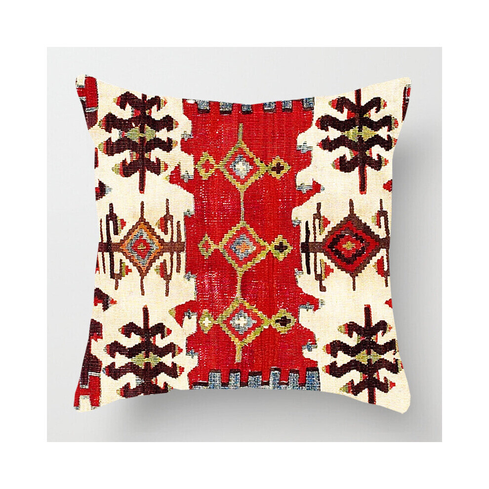 (Beige) housse de coussin à motif exotique, taie d'oreiller, maison et jardin