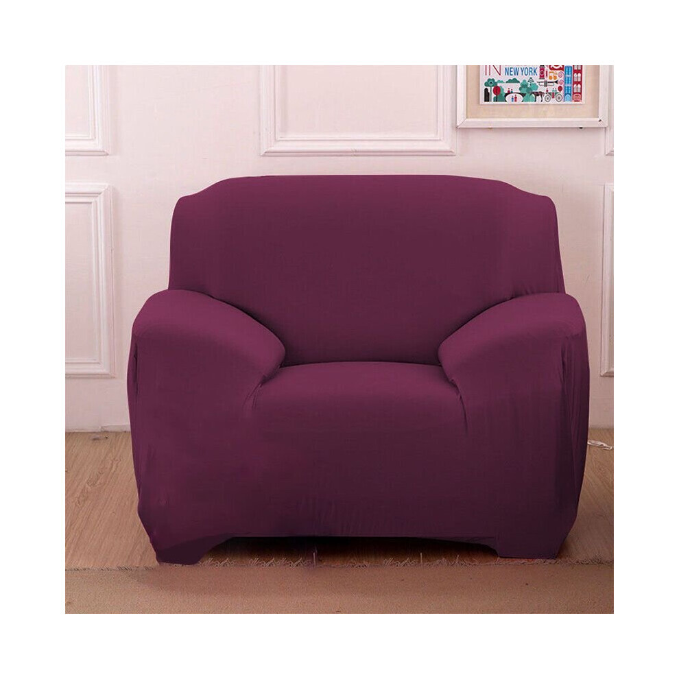 (Rouge brique, 1 place) 1 housse de canapé extensible 2 places housse de canapé housse de protection