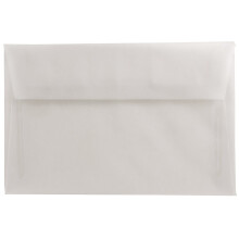 JAM PAPIER A10 Plprzezroczyste koperty kalinowe na zaproszenia  6 x 9 1/2  Przezroczyste  Luzem 250/opakowanie