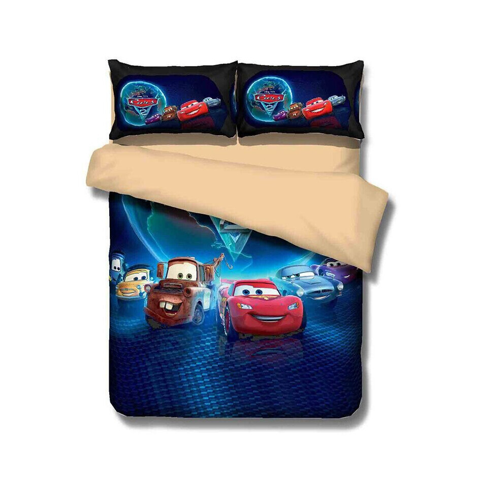 (Voitures, taie d'oreiller ? Une paire de taies d'oreiller ?) Dessins animés pour enfants, mignon, confortable,