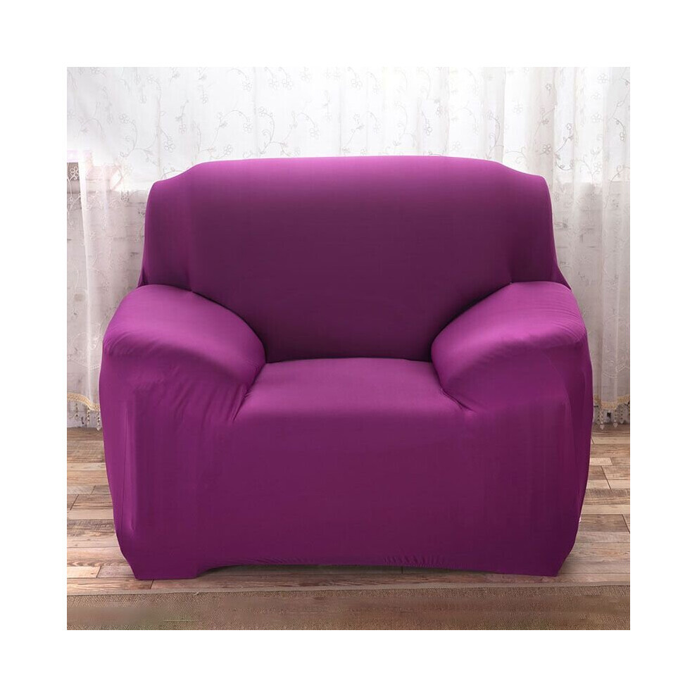 (Violet foncé, 3 places) 1 2 3 4 places housse de canapé extensible housse de canapé housse de protection