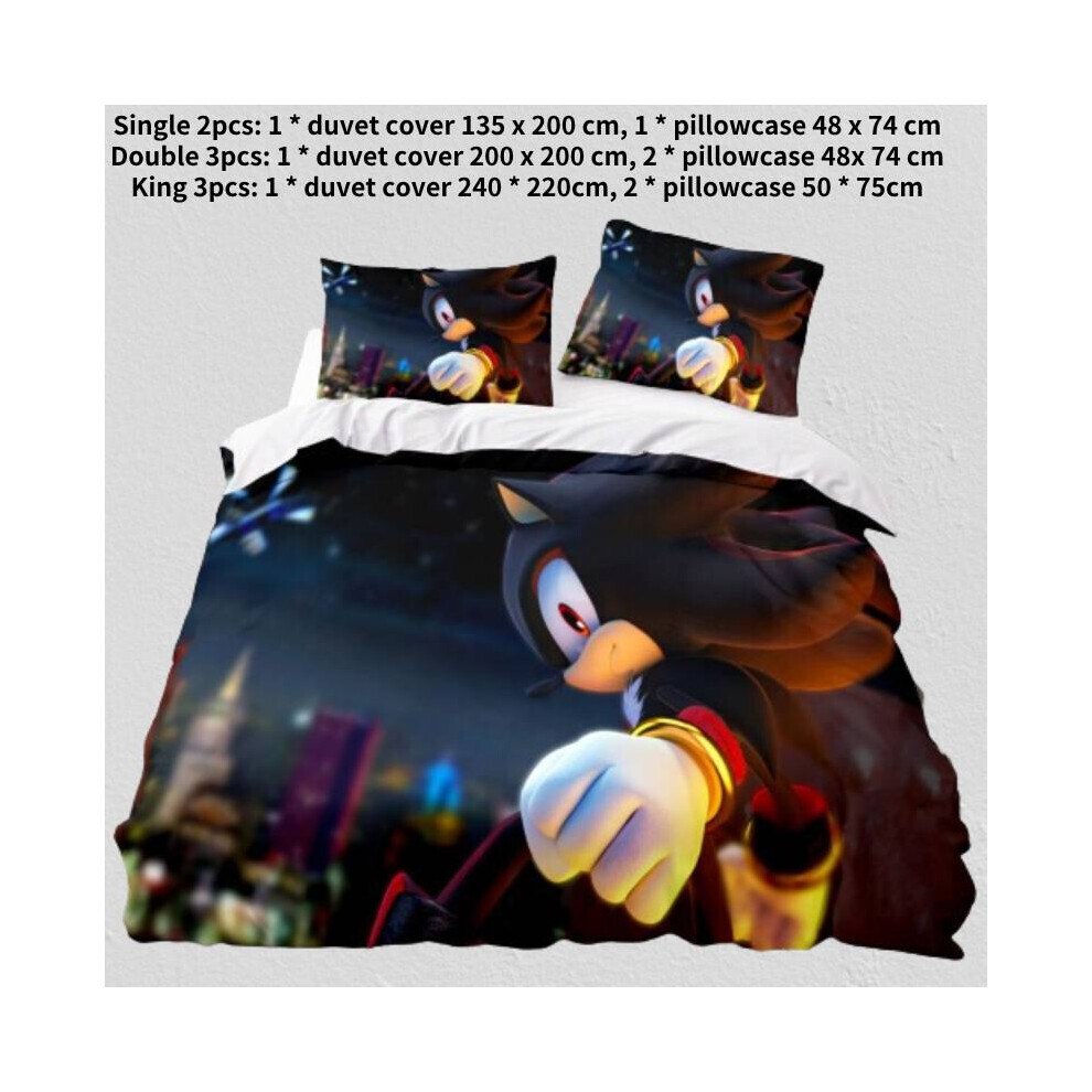 (Double) housse de couette 3d de dessin animé classique de literie de personnalité de mode