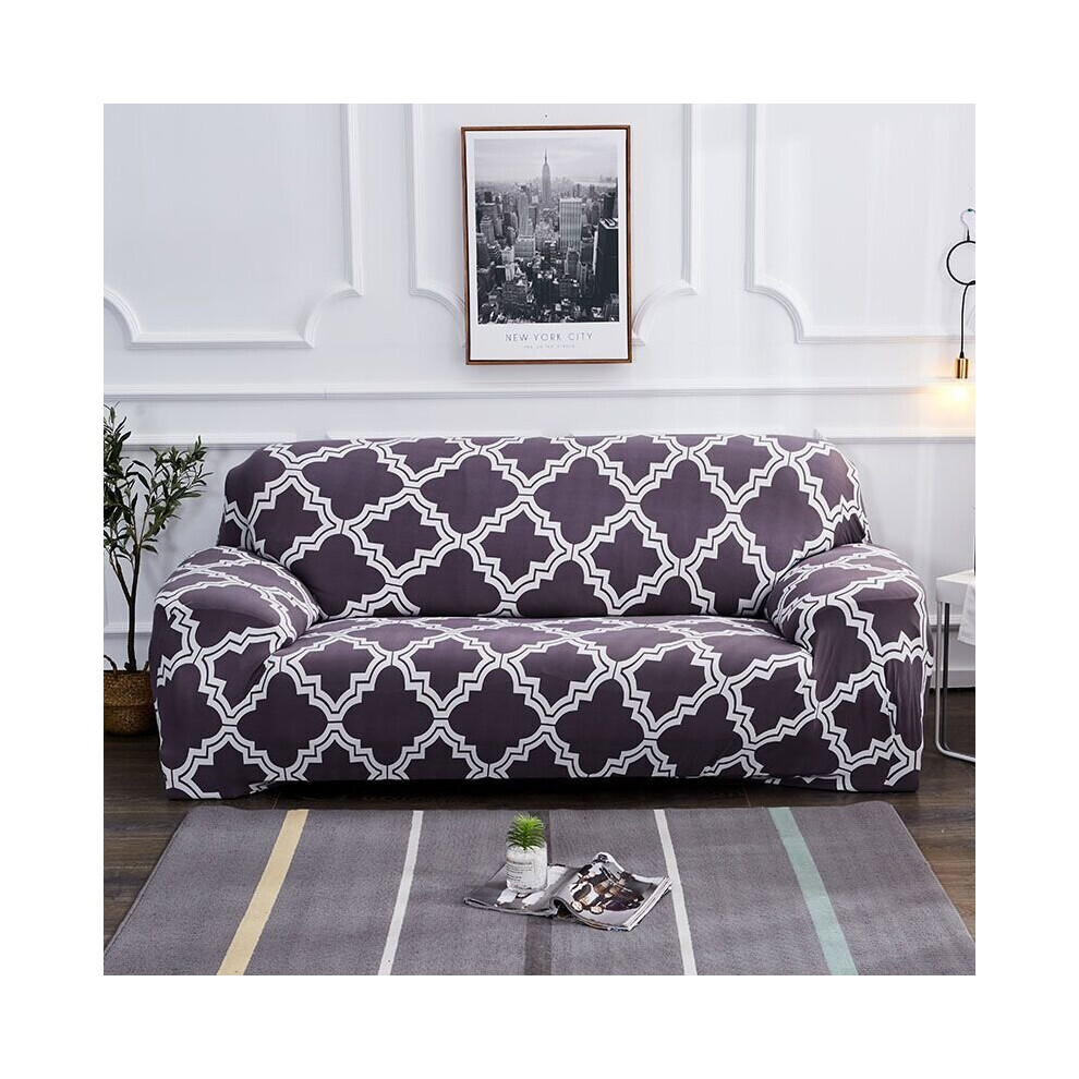 (Gris, 1 place) Housse de canapé extensible, coussin de protection de canapé