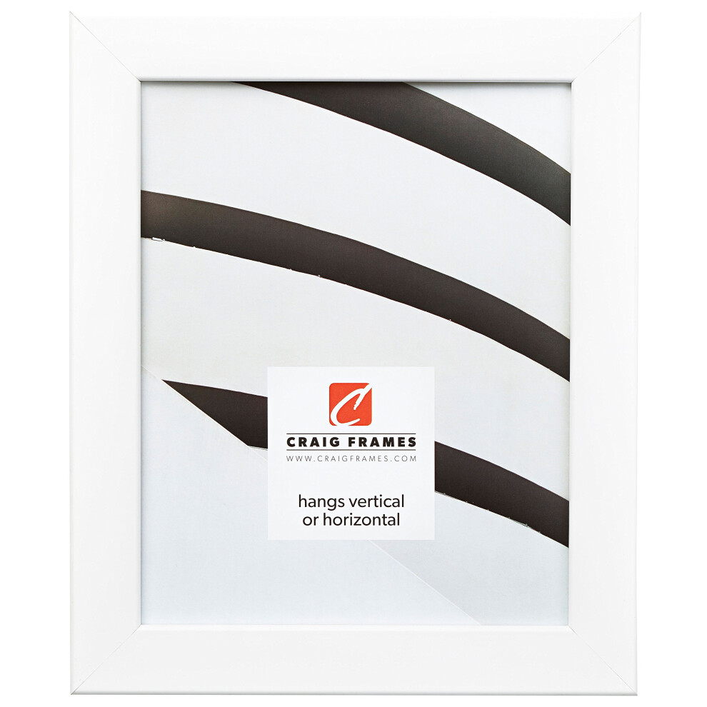 Cadre photo Craig Frames 26267 14 x 20 pouces, finition lisse, largeur 1,26 pouce, blanc satin