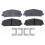 ACDelco Silver 14D1286CH Ceramic Front Disc Brake Pad Set with Hardware 3
