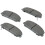 ACDelco Silver 14D1286CH Ceramic Front Disc Brake Pad Set with Hardware 1