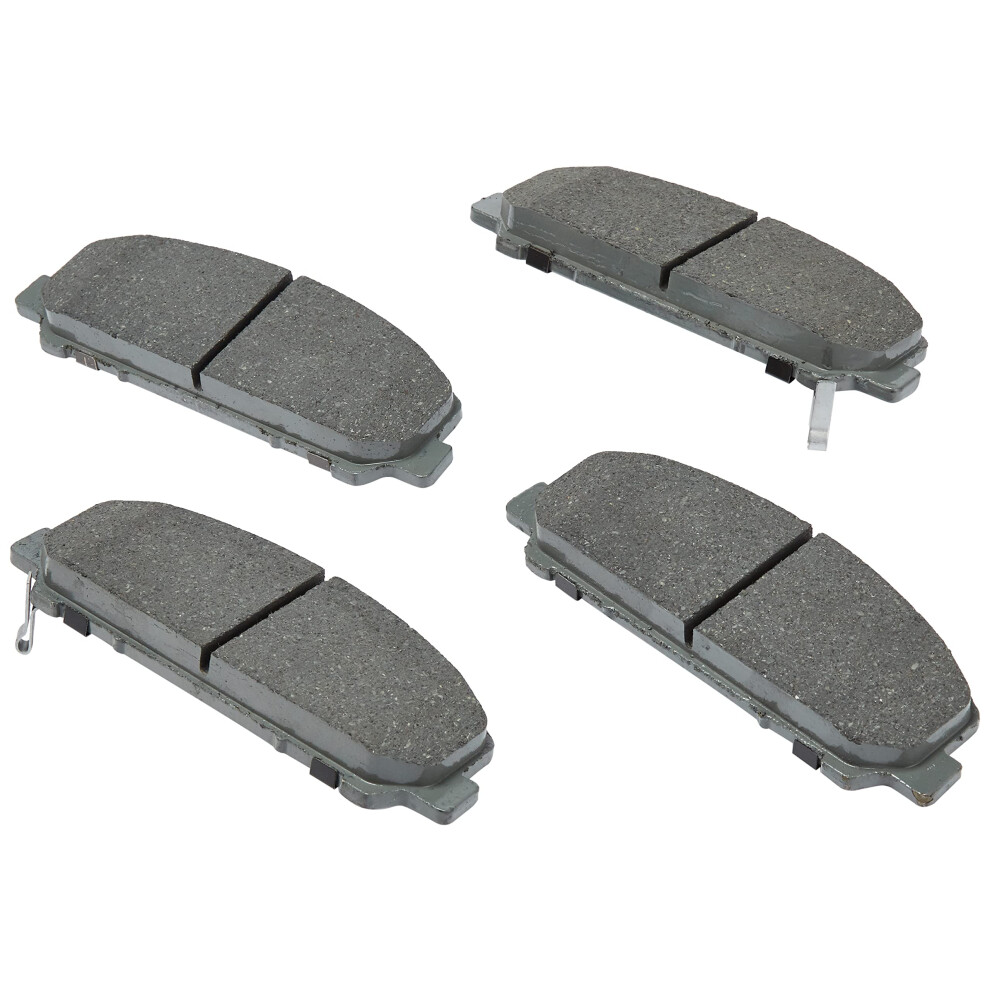 Acdelco 14D1286ch Ceramic Front Disc Brake Pad Set With Hardware Silver 707773852842