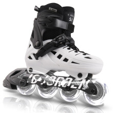JC JORDEN Inlineskates fur Kinder, Madchen und Jungen, 4 Gro?en, verstellbare Rollschuhkufen mit voll leuchtenden Radern fur Damen und Herren, ro