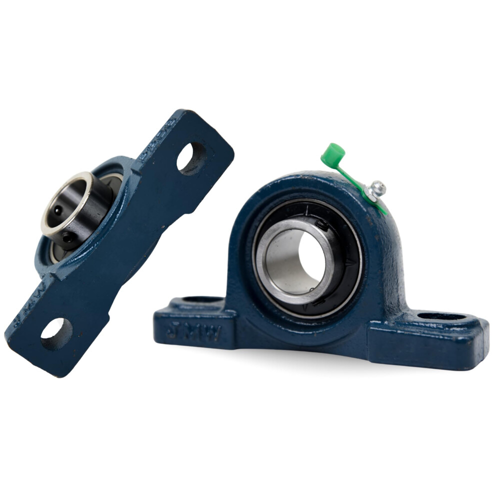 2 Cuscinetti Per Cuscini UCP206-20, Fondo Massiccio, Autoallineante, 1 1/4"-image