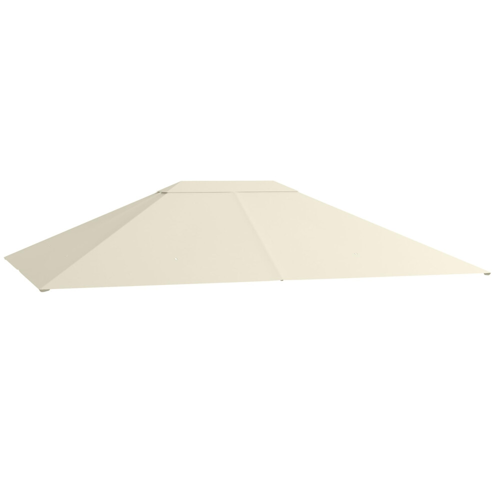 Outsunny 10' x 13' 84C-116 Model Gazebo Canopy Replacement  Outdoor Gazebo Cover Top Roof Replacement with Vents and Drain Holes  (TOP Cover ONLY)  Cr