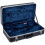 Crossrock Rectangular Black ABS Molded Hard Shell Trumpet Case with Padded Strap 1