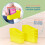 ECR4KIDS Linking Book Bin Interlocking Storage Neon Yellow 10-Piece 4