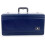 Crossrock Rectangular Blue ABS Molded Hard Shell Trumpet Case with Padded Strap 1