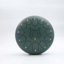 13Notes Steel Tongue Drum 12inch Travel Bag and Mallets Tank Drum Chakra Drum Percussion Hand Drum Instrument