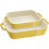 Staub Steneware Gratins Ceramics Rectangular Baking Set Casserole Dish 2-Piece Citron 2-PC 1