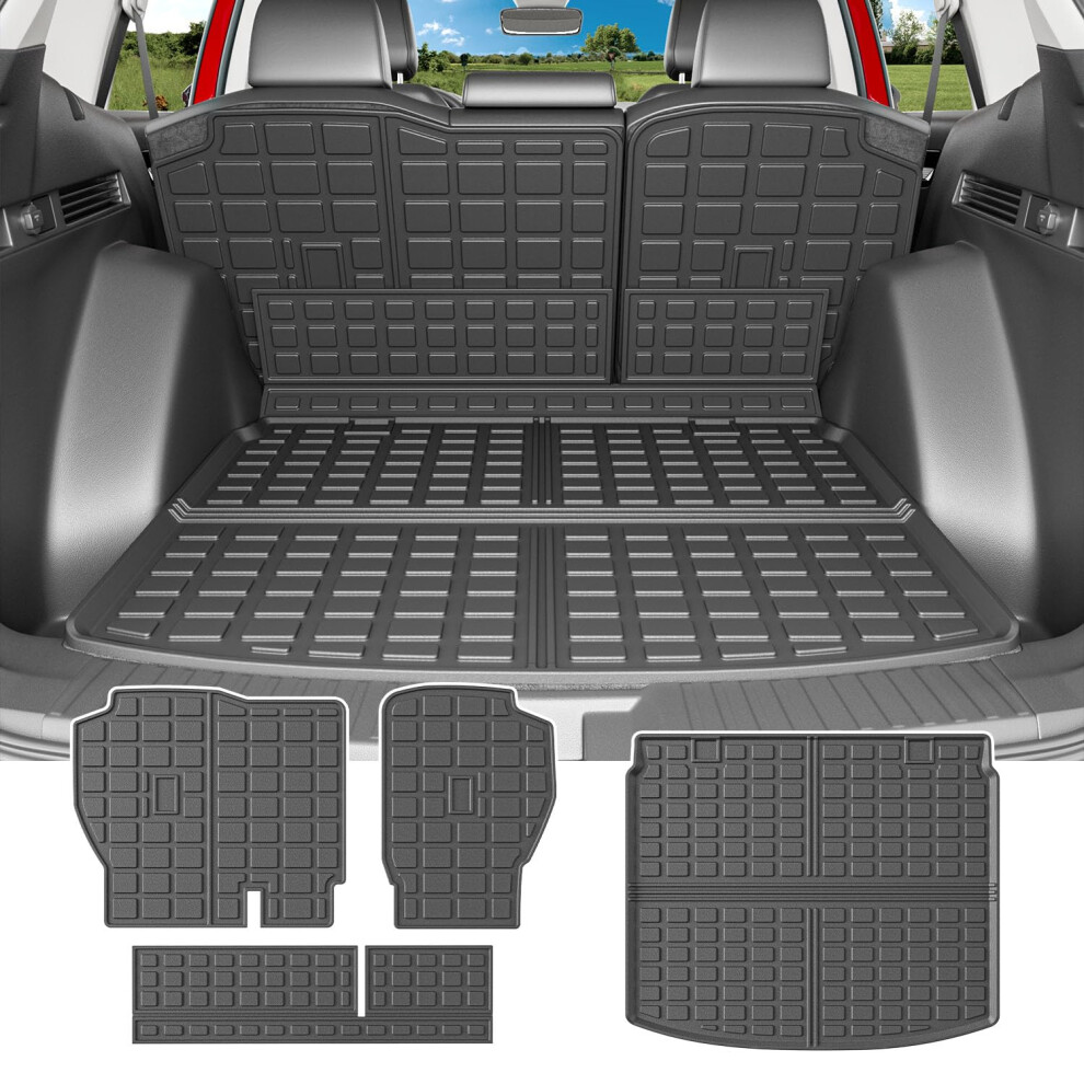 Powoq Hybrid Cargo Liner Compatible With 2023-2025 Honda Crv Upper Deck Cargo Mat Tpe Trunk Mat Replacement For 2023-2025 Honda Crv Accessories (Fit 2 757940829795